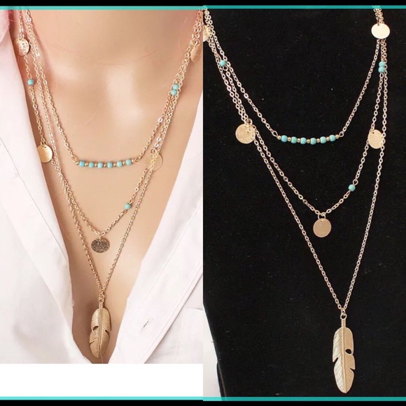 Jewelry - LAST ONE! Multi-Layered Boho Necklace NWT